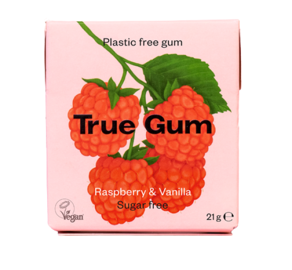 True Gum žuvačka - Malina & Vanilka 21g
