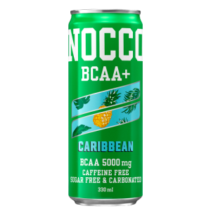 NOCCO BCAA+ Caribbean Ananás a žltý grep 330 ml